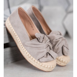 Seastar Semišové espadrilky na platformě béžový 2