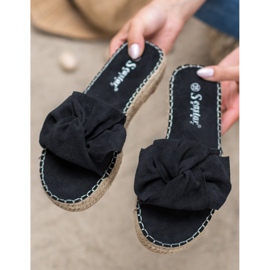 Seastar Semišové espadrilky černá 2