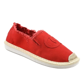 Červené nazouvací espadrilky NB273P-9 červený 1