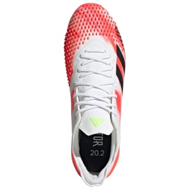 Kopačky Adidas Predator 20.2 Fg M EG0904 červený bílý 1