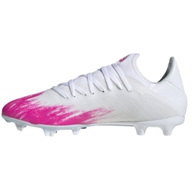 Kopačky Adidas X 19.3 Fg M EG7132 červený bílý 1