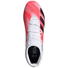 Kopačky Adidas Predator 20.3 Sg M EG0911 červený bílý 1