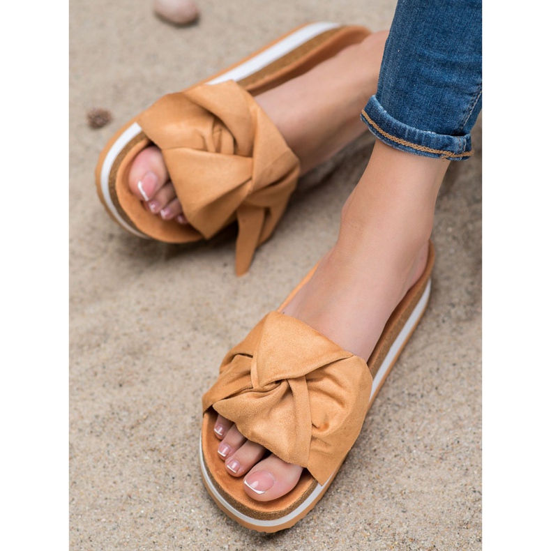 Seastar Neformální semišové pantofle hnědý 2