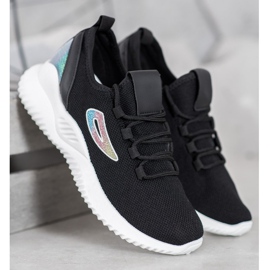 MCKEYLOR tenisky s flitry černý 1