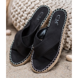 Cm Paris Lehké pantofle pro volný čas černá 1