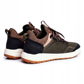 Pánské sportovní boty Big Star Khaki FF174278 hnědý zelený 1