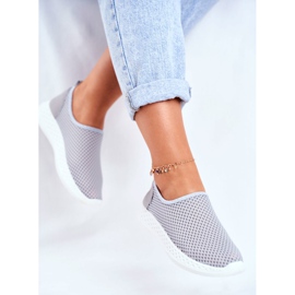 SEA Dámské sportovní nazouvací boty šedé Gestacio šedá 2