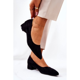 SEA Klasické dámské lodičky semišové černé Rheya černá 2 SEA Klasické dámské lodičky semišové černé Rheya černá 2