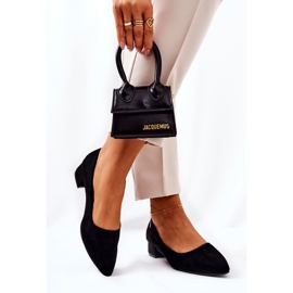 SEA Klasické dámské lodičky semišové černé Rheya černá 1 SEA Klasické dámské lodičky semišové černé Rheya černá 1