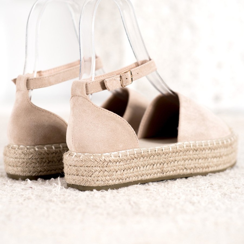 Seastar Béžové espadrilky na platformě béžový 2