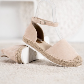 Seastar Semišové espadrilky se sponou hnědý 2 Seastar Semišové espadrilky se sponou hnědý 2