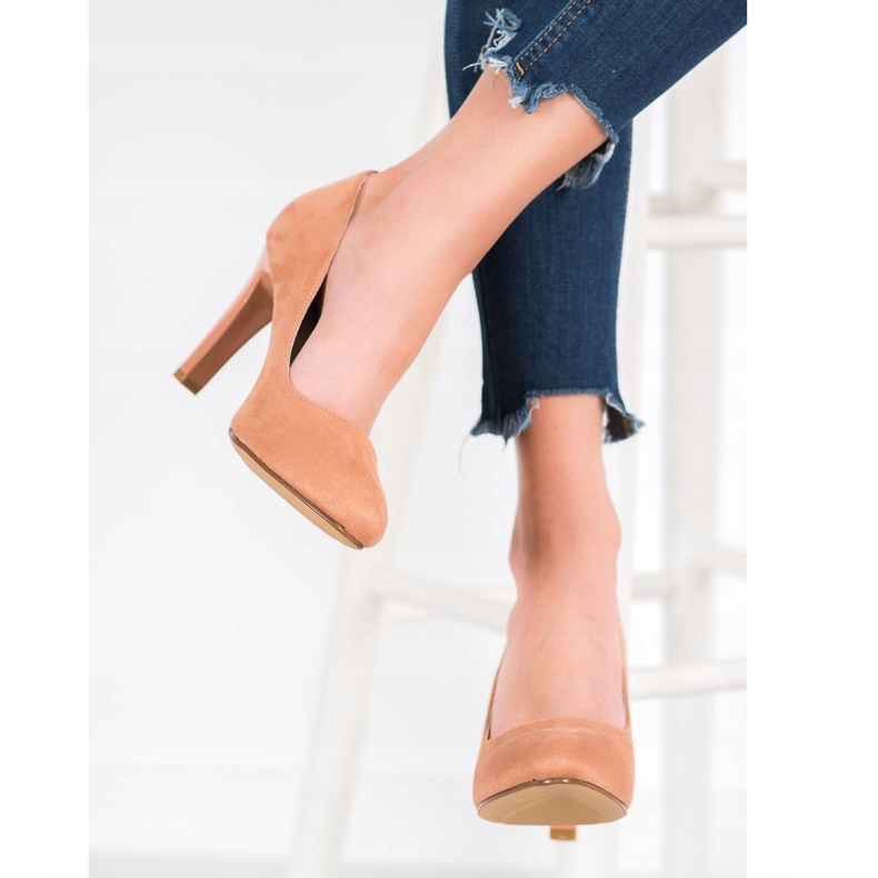 J. Star Elegantní lodičky béžový 1