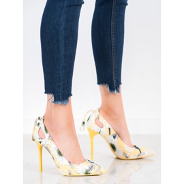 Seastar Stylové špendlíky v květinách vícebarevný žlutá 1