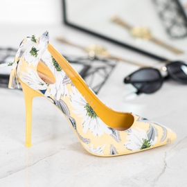 Seastar Stylové špendlíky v květinách vícebarevný žlutá 2