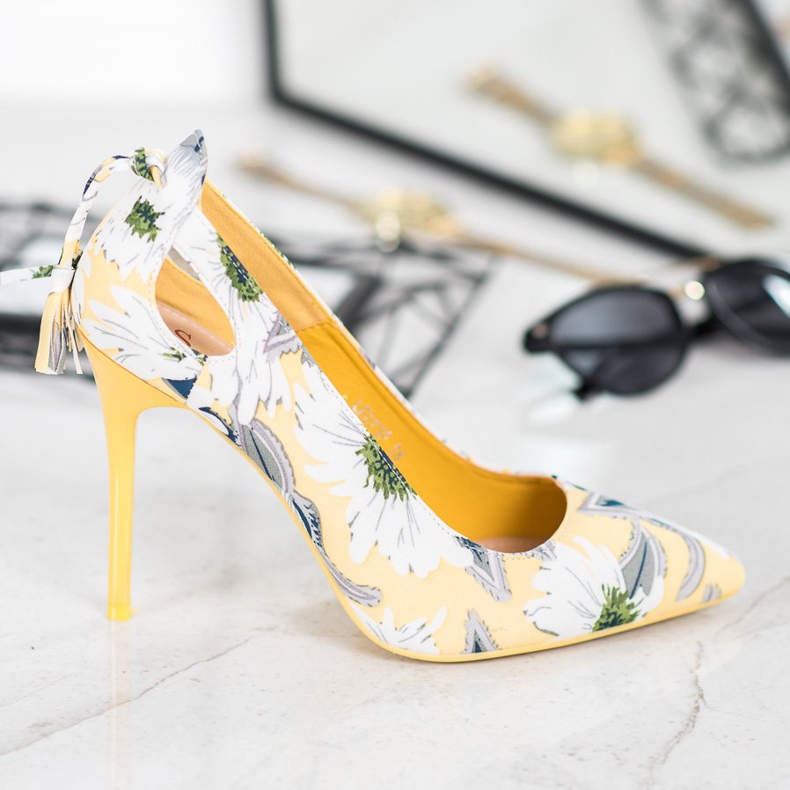 Seastar Stylové špendlíky v květinách vícebarevný žlutá 2