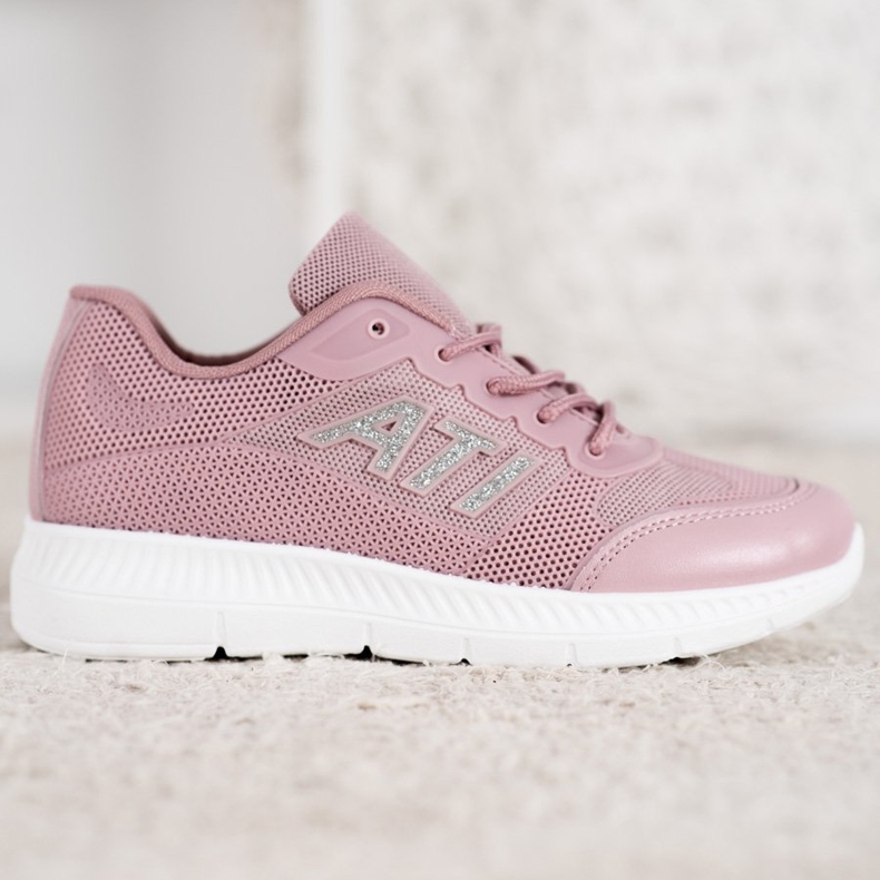 SHELOVET Pohodlné boty se síťovinou růžový 2 SHELOVET Pohodlné boty se síťovinou růžový 2