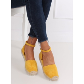 Dámské medové espadrilky JH95P žluté žluť 1