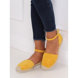 Dámské medové espadrilky JH95P žluté žluť 2