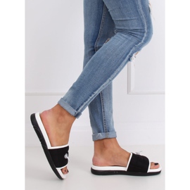 Černé dámské černé pantofle G-338 Black černá 2