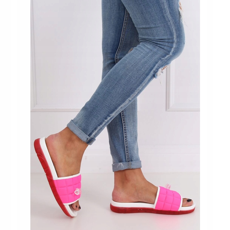 Dámské pantofle fuchsie G-338 Fushia růžový 2