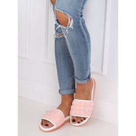 Růžové dámské růžové pantofle G-338 Pink růžový 1 Růžové dámské růžové pantofle G-338 Pink růžový 1