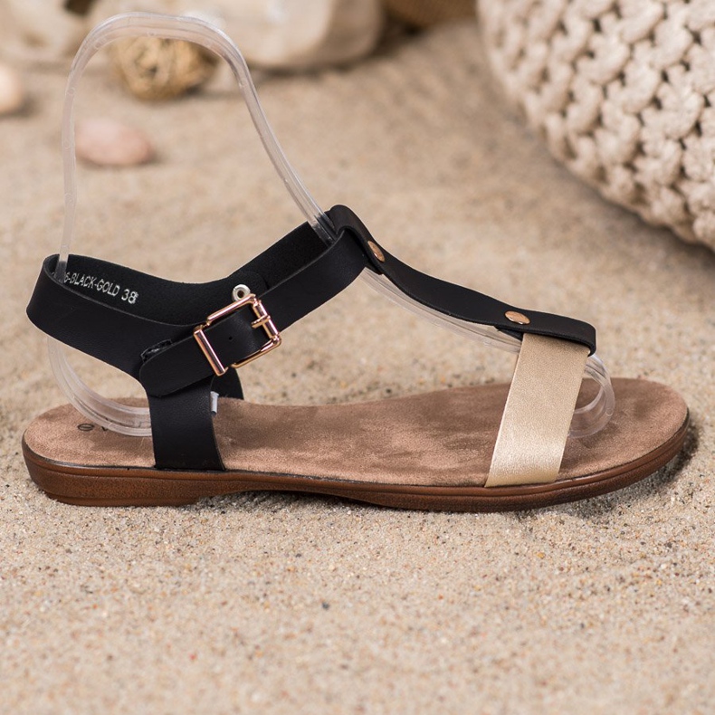 Evento Pohodlné sandály černý 2