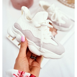 Christmas Fish Dětská sportovní obuv Šněrovaná semišová bílá Volema bílý 1