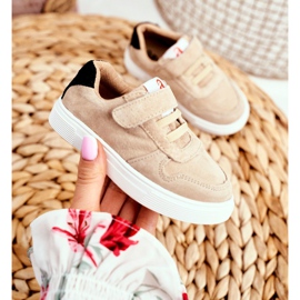 Apawwa Sportovní dětské boty se suchým zipem Béžový Albatros 2