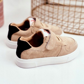 Apawwa Sportovní dětské boty se suchým zipem Béžový Albatros 1