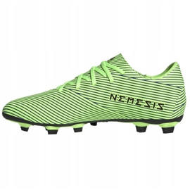 Kopačky Adidas Nemziz 19.4 FxG M FV3996 vícebarevný zelený 1
