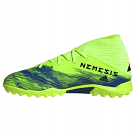 Kopačky Adidas Nemeziz 19.3 Tf M FV3994 vícebarevný zelený 1