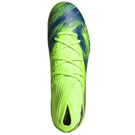 Kopačky Adidas Nemeziz 19.3 Tf M FV3994 vícebarevný zelená 2