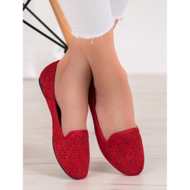 Clowse Red Openwork Lords červené 3