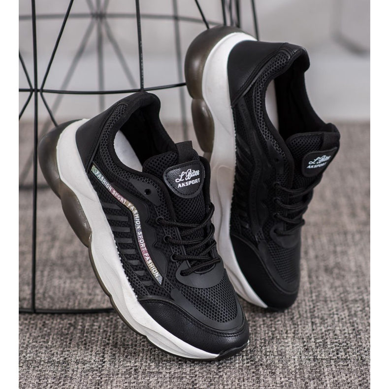 Via Giulia  Módní sportovní tenisky černá 1