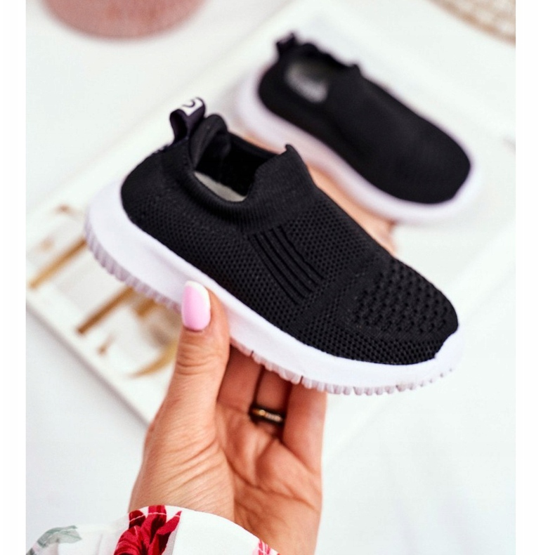 Apawwa Sportovní dětské boty Nazouvací černé Eltros černá 1