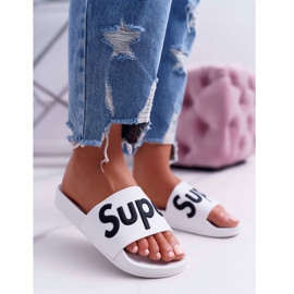 PS1 Dámské bílé pantofle Super Losaria bílý 1 PS1 Dámské bílé pantofle Super Losaria bílý 1