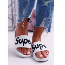 PS1 Dámské bílé pantofle Super Losaria bílý 2 PS1 Dámské bílé pantofle Super Losaria bílý 2