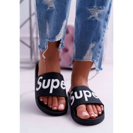 SEA Dámské černé pantofle Super Losaria černá 2