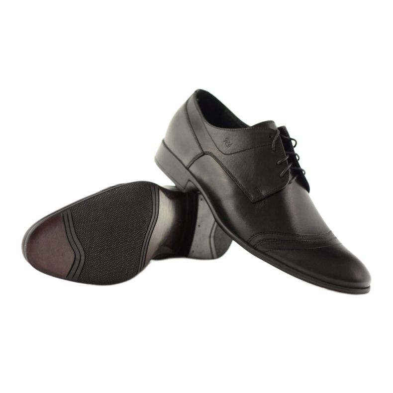 Pánské kožené polobotky Pilpol 1099 černé černý 4