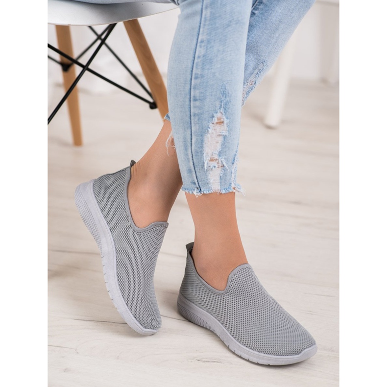 Super Mode Nazouvací sportovní obuv šedá 1 Super Mode Nazouvací sportovní obuv šedá 1