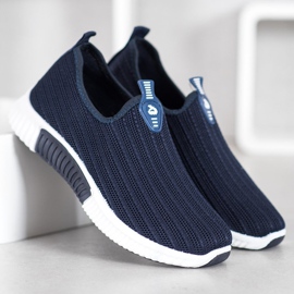 SHELOVET Prolamované sportovní boty modrý 2