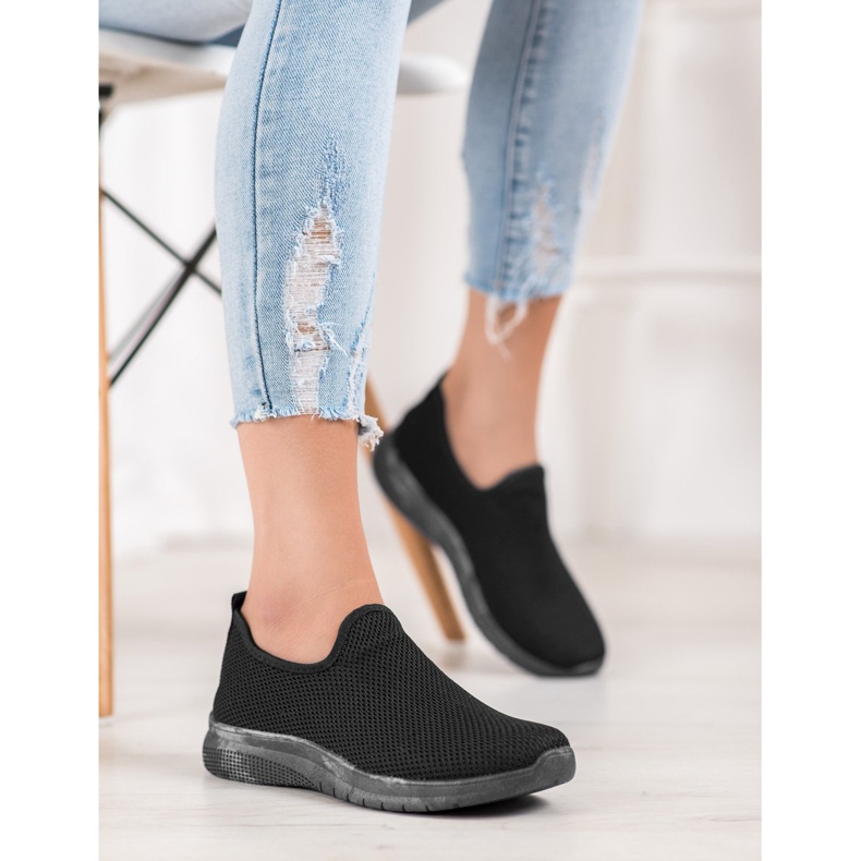 Super Mode Nazouvací sportovní obuv černá 2 Super Mode Nazouvací sportovní obuv černá 2