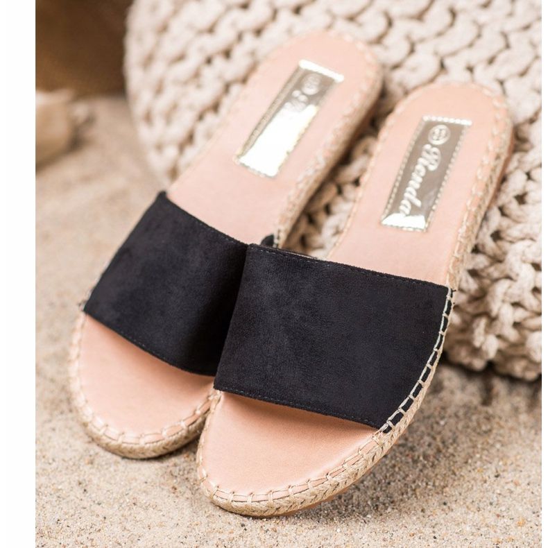 Renda Lehké espadrilky černá 2