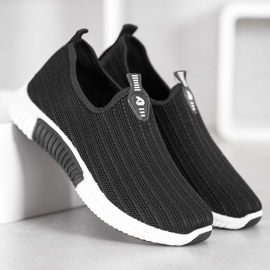 SHELOVET Prolamované sportovní boty černá 2