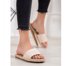 Renda Lehké espadrilky hnědý 1