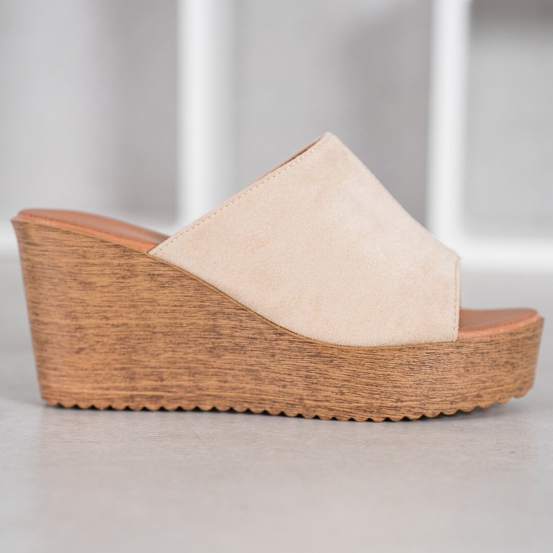 Renda Sandály na vysokém podpatku hnědý 1