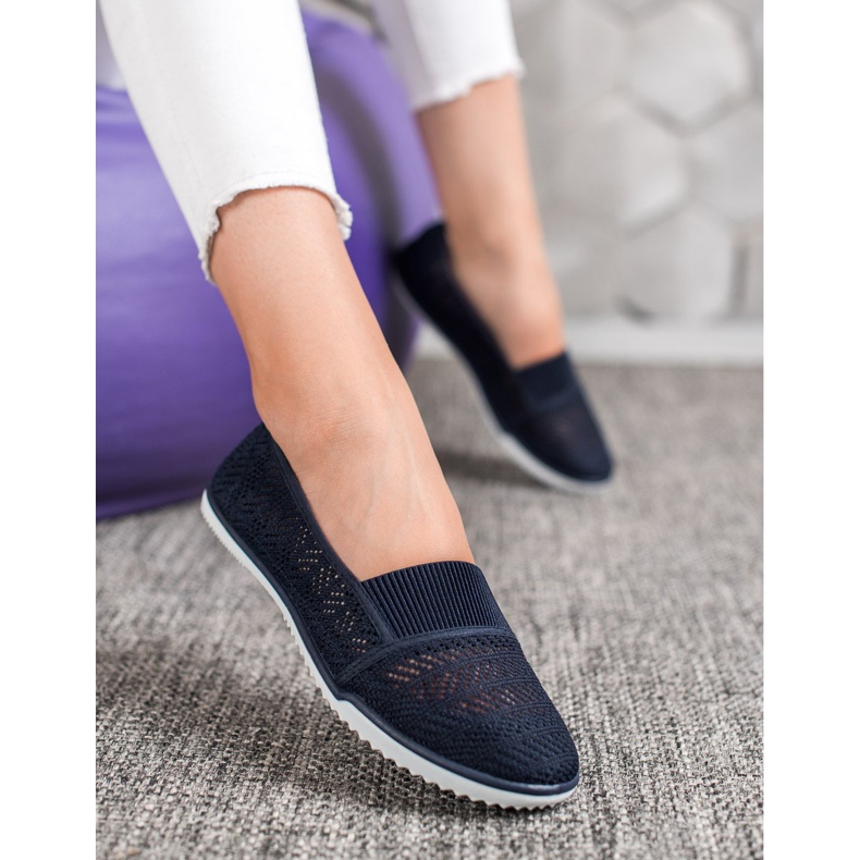 Bona Nazouvací prolamované boty námořnická modrá modrý 1 Bona Nazouvací prolamované boty námořnická modrá modrý 1