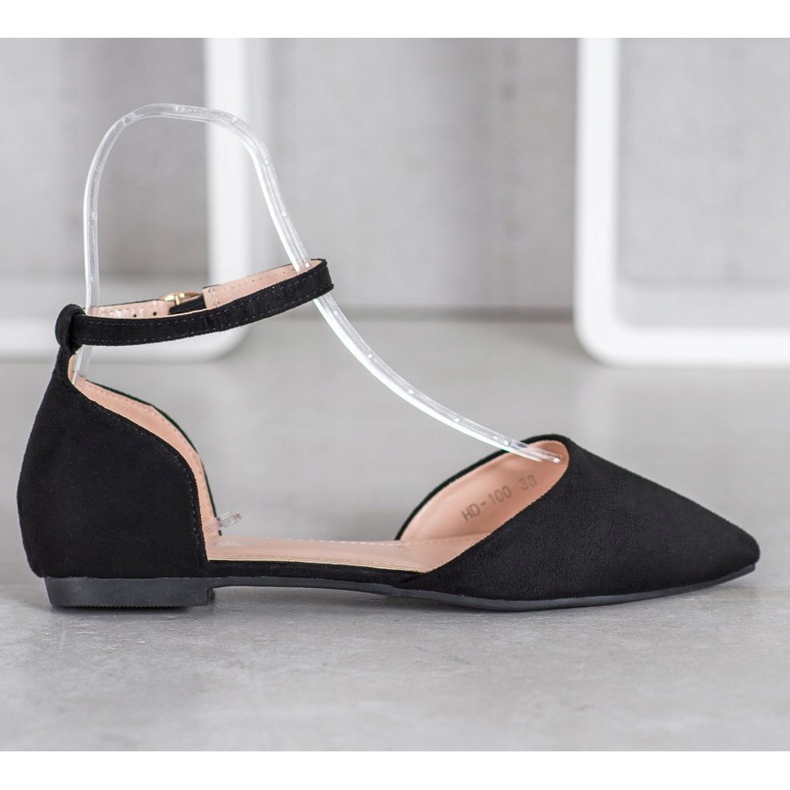 Diamantique Klasické lodičky se sponou černá 2