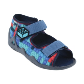 Dětská obuv Befado 250P094 červený námořnická modř modrý vícebarevný 1