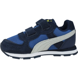Puma Vista V Infants Jr 369541-09 bílý námořnická modř modrý 1